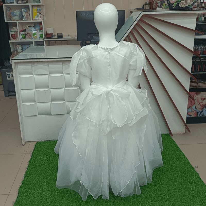 Exclusive White Party Frock for Baby Girls