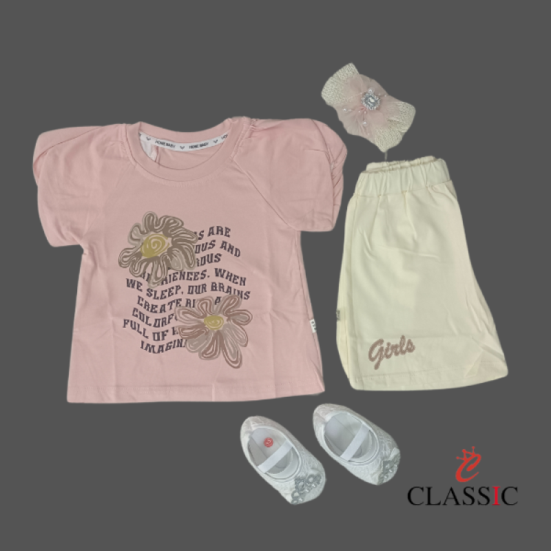 Comfortable Baby Set for Girl's