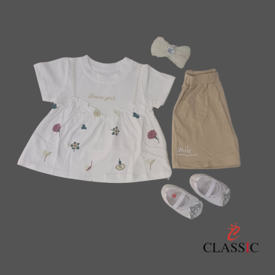 Premium Frock Set for Baby Girl's