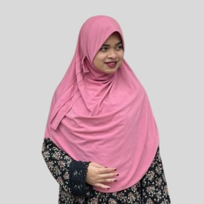 Beautiful solid Color Malaysian Fixed Hijab