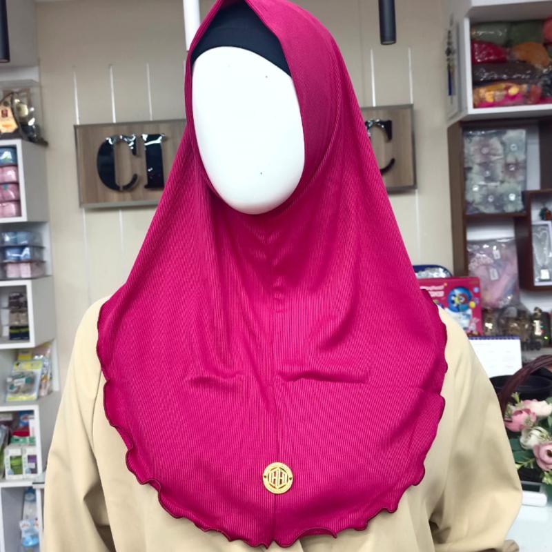 Premium Solid Color Malaysian Fixed Hijab