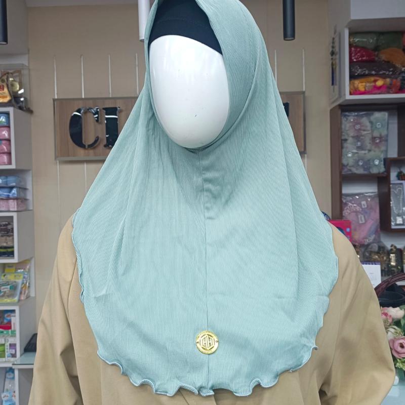 Premium Solid Color Malaysian Fixed Hijab