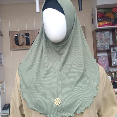 Premium Solid Color Malaysian Fixed Hijab