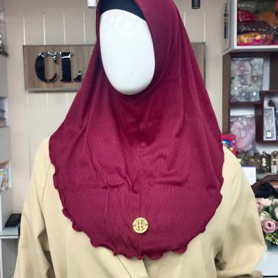 Premium Solid Color Malaysian Fixed Hijab