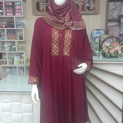 Maroon Colour Short Kaftan